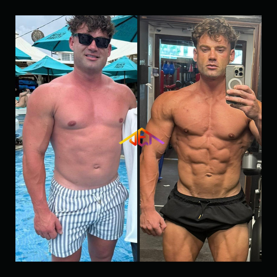 Before and after fitness journey - JET Body program