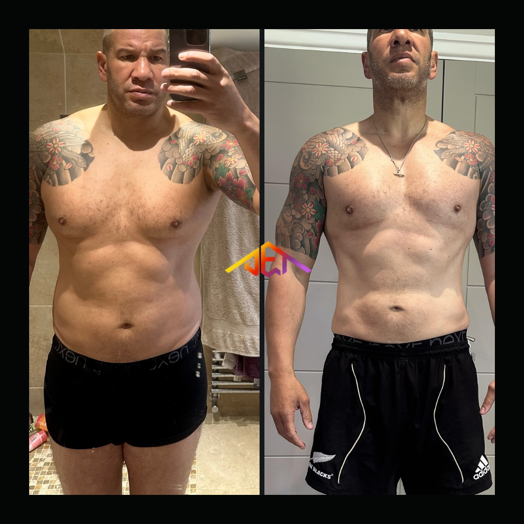 12 week program transformation - JET Body coaching