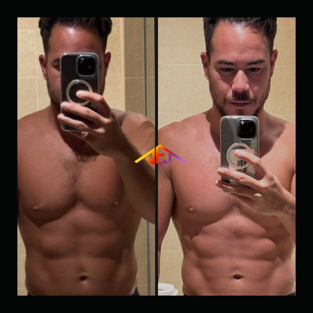 Client fitness transformation - strength gains