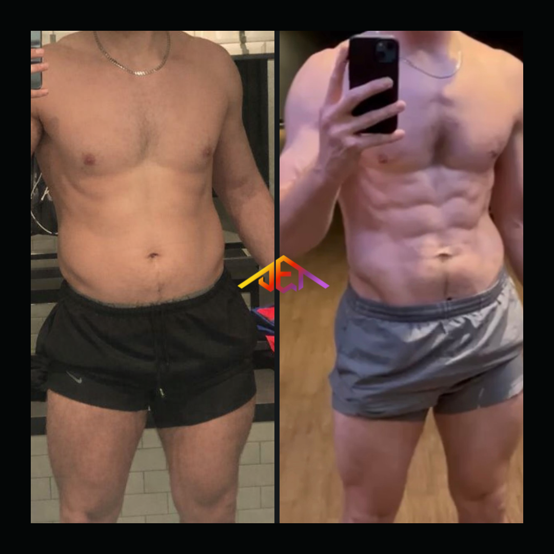 JET Body transformation - muscle building results