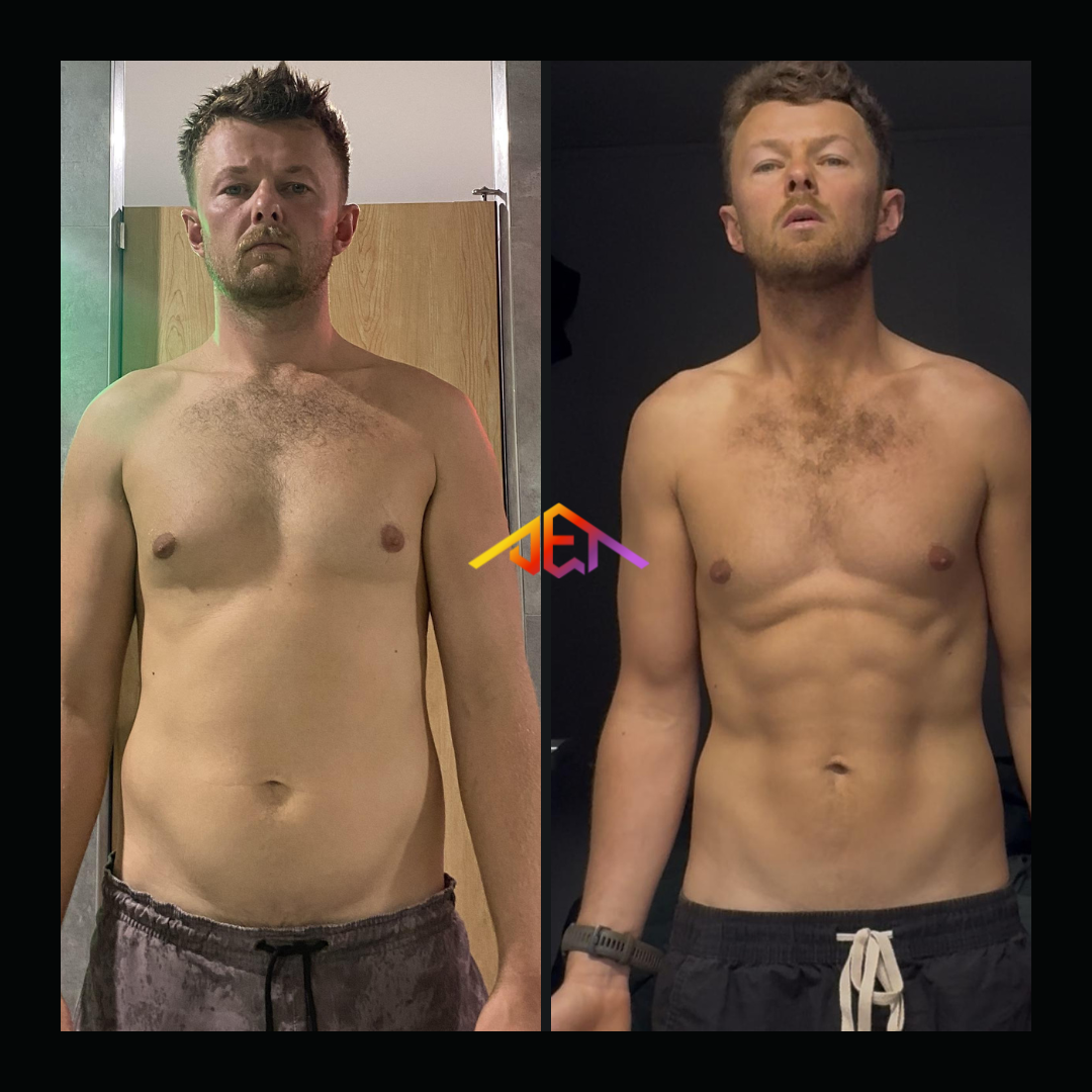 JET Body client - weight loss transformation